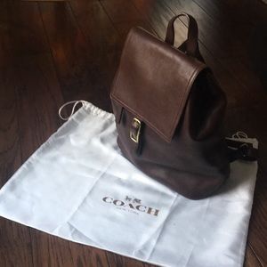Brown Coach backpack